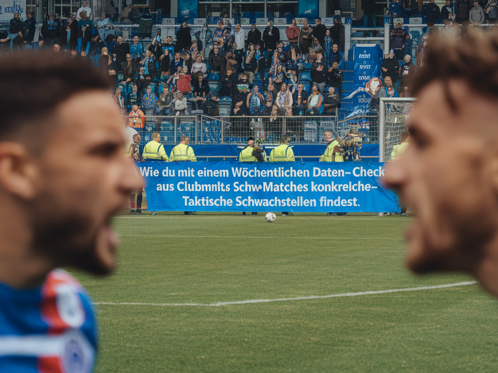 Wie du mit einem wöchentlichen datencheck aus clubmatches konkrete taktische schwachstellen findest